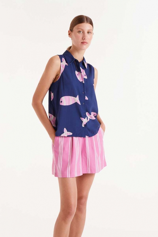 CAMISA EUREKA PECES COMPAÑÍA FANTÁSTICA