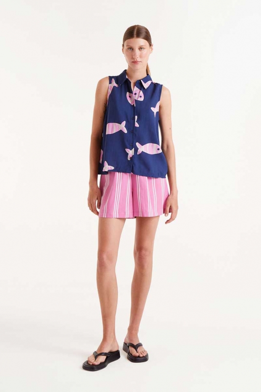 CAMISA EUREKA PECES COMPAÑÍA FANTÁSTICA