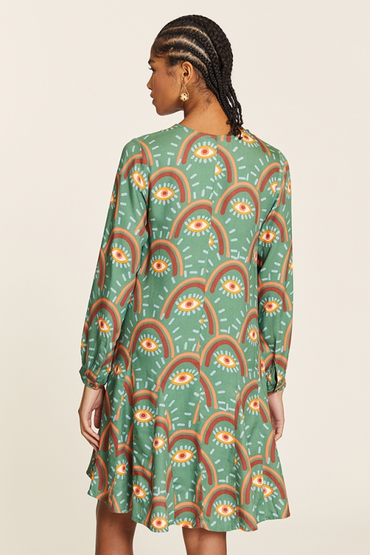 VESTIDO VERDE BIG EYES PEPALOVES