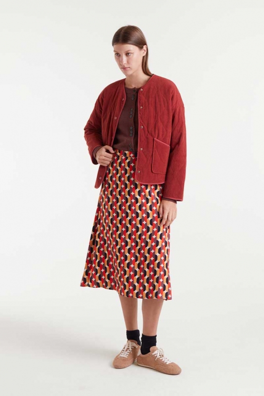 FALDA MIDI GEOMÉTRICA COMPAÑÍA FANTÁSTICA