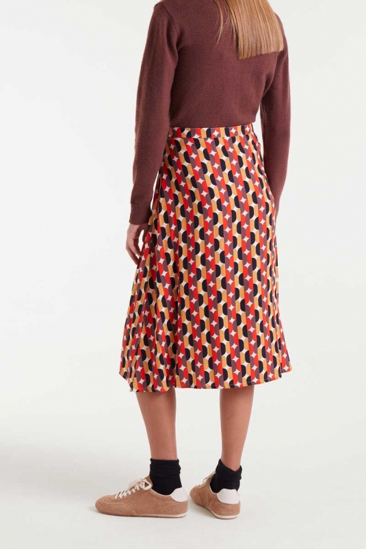 FALDA MIDI GEOMÉTRICA COMPAÑÍA FANTÁSTICA