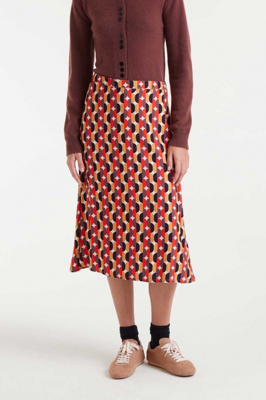 FALDA MIDI GEOMÉTRICA COMPAÑÍA FANTÁSTICA