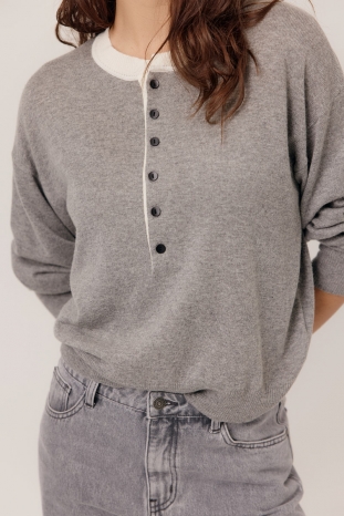 JERSEY GRIS YOLANDA ARTLOVE