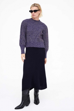 JERSEY NAVY BLUE LUREX WILDPONY
