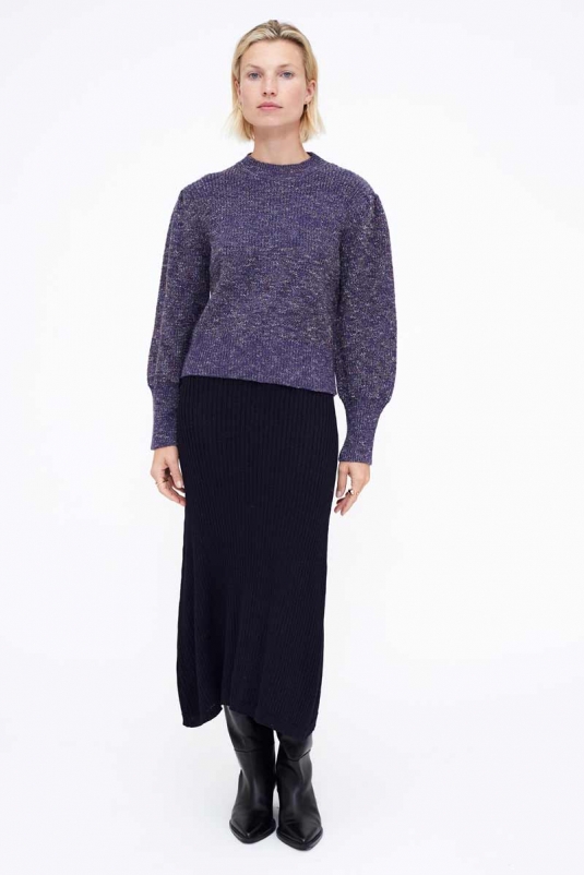 JERSEY NAVY BLUE LUREX WILDPONY