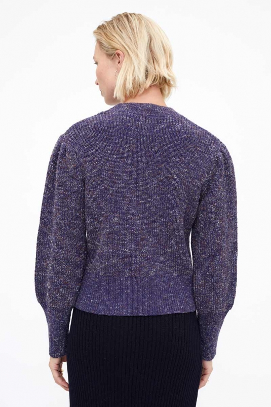 JERSEY NAVY BLUE LUREX WILDPONY