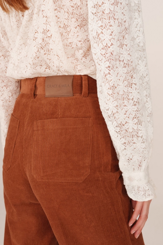 PANTALÓN PANA SAMBA BRIQUE GRACE & MILA