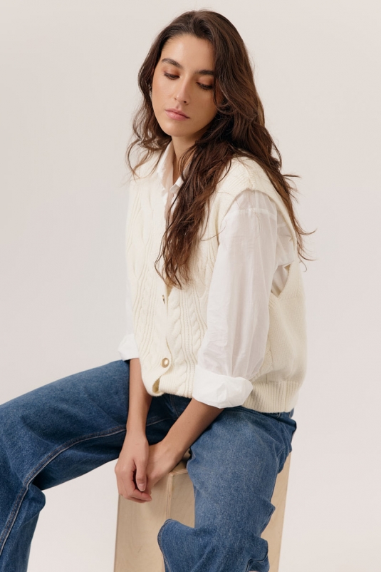 CHALECO AURIA CRUDO ARTLOVE