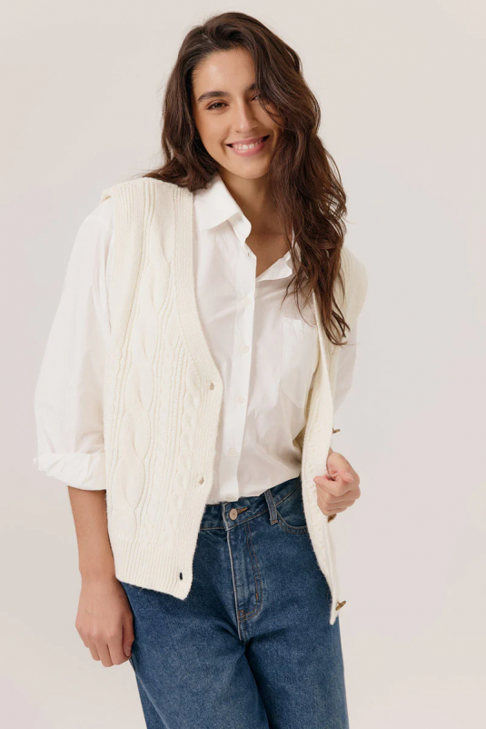 CHALECO AURIA CRUDO ARTLOVE