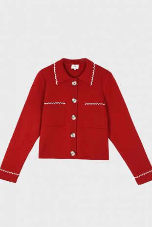 CHAQUETA VALINA ROJA ANGE