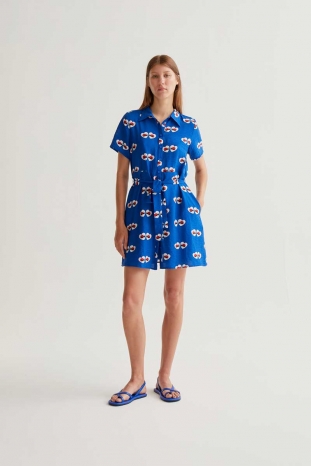 VESTIDO AZUL MARIQUITAS COMPAÑÍA FANTÁSTICA