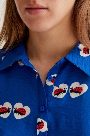 VESTIDO AZUL MARIQUITAS COMPAÑÍA FANTÁSTICA