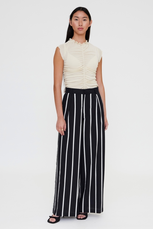 PANTALÓN NEGRO RAYAS GRIMAUD WILDPONY