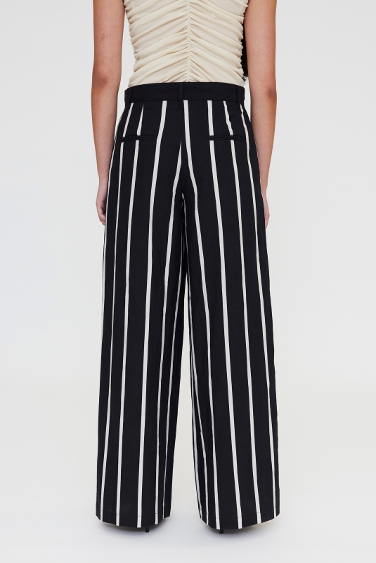 PANTALÓN NEGRO RAYAS GRIMAUD WILDPONY