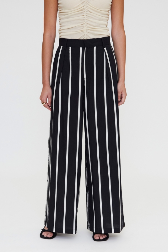 PANTALÓN NEGRO RAYAS GRIMAUD WILDPONY