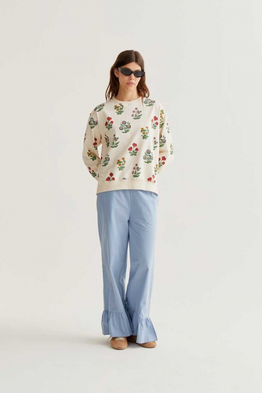 SUDADERA FLORES COMPAÑÍA FANTÁSTICA