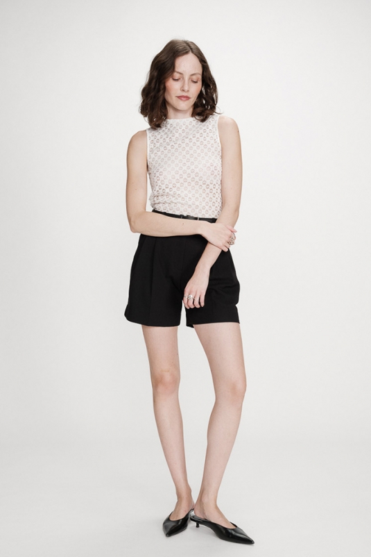 TOP ENCAJE CRUDO VINTIE GRACE & MILA