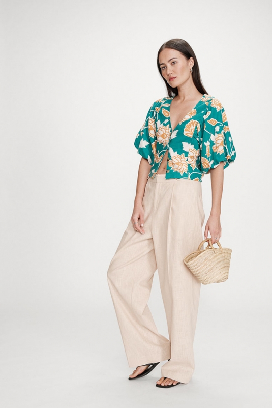 TOP VERDE FLORES VAHE GRACE & MILA