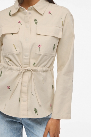 SOBRECAMISA SAHARIANA VIDENY BORDADA VILA