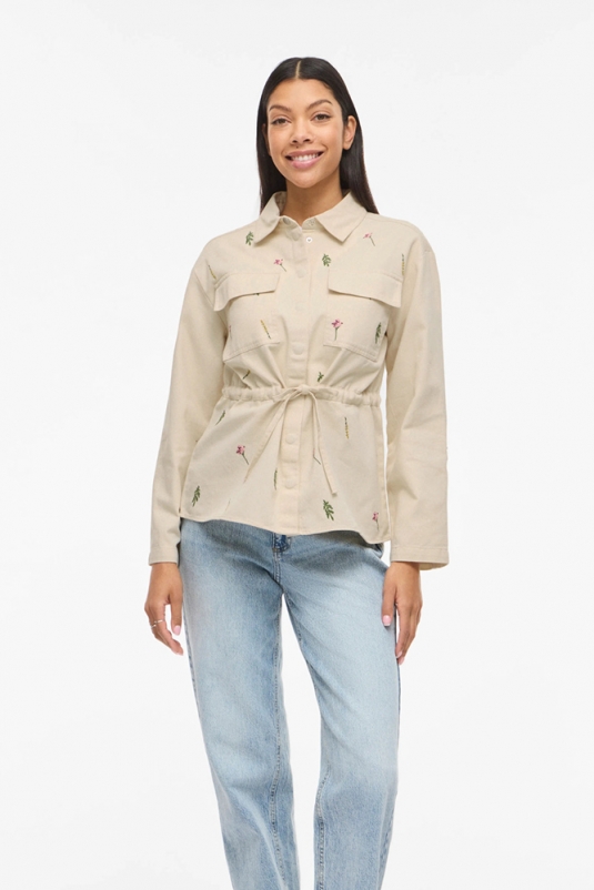 SOBRECAMISA SAHARIANA VIDENY BORDADA VILA