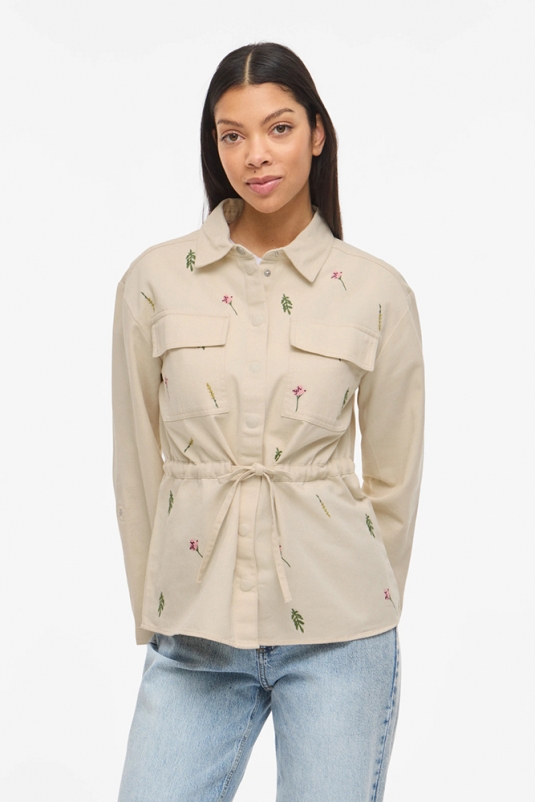 SOBRECAMISA SAHARIANA VIDENY BORDADA VILA