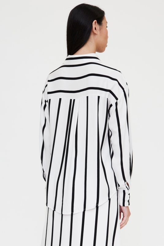CAMISA BLANCA RAYAS GRIMAUD WILDPONY