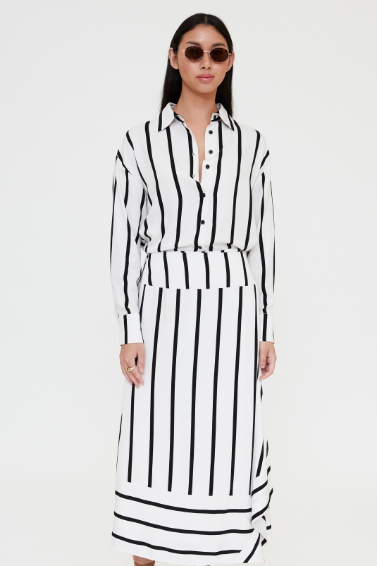 CAMISA BLANCA RAYAS GRIMAUD WILDPONY