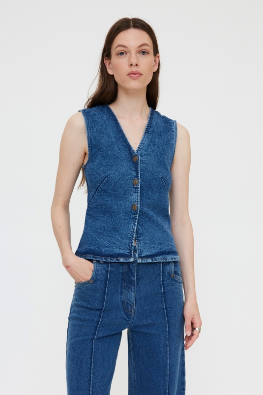 CHALECO DENIM WILDPONY