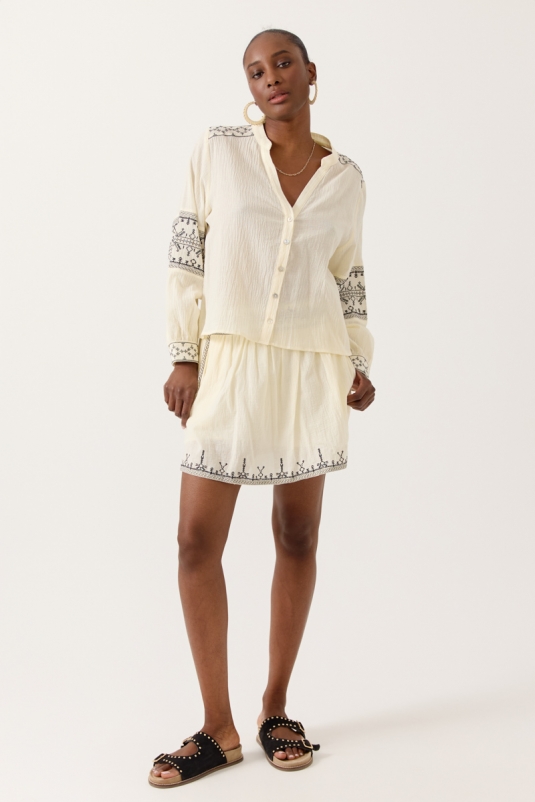 CAMISA ERANIA BORDADA ARTLOVE