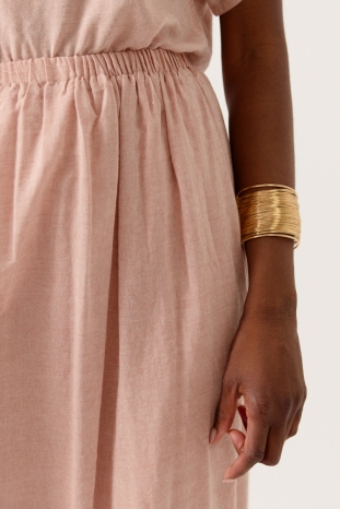 FALDA MIDI ROSA MELORIA ARTLOVE