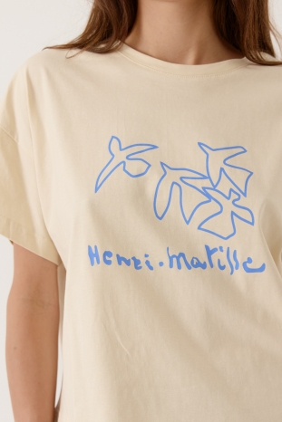 CAMISETA CLARISSEA BEIGE  ARTLOVE