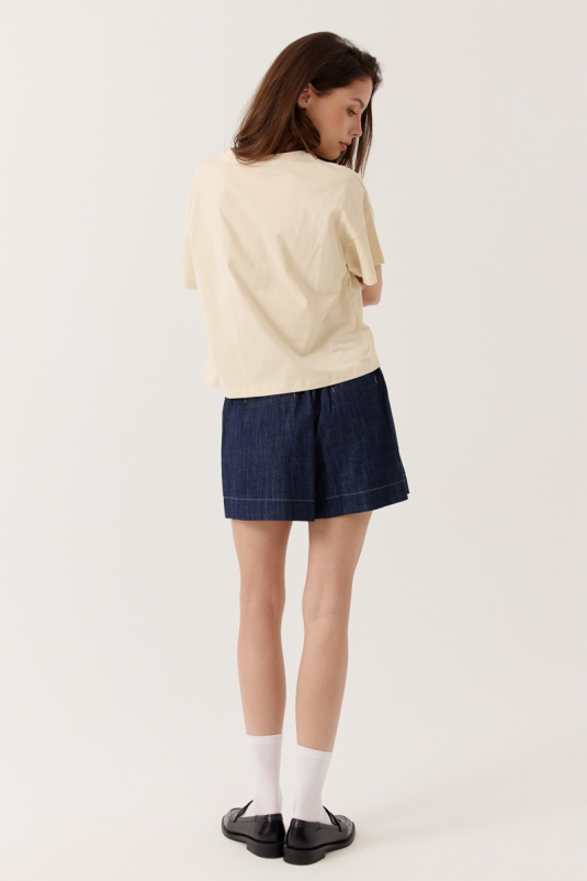 CAMISETA CLARISSEA BEIGE  ARTLOVE