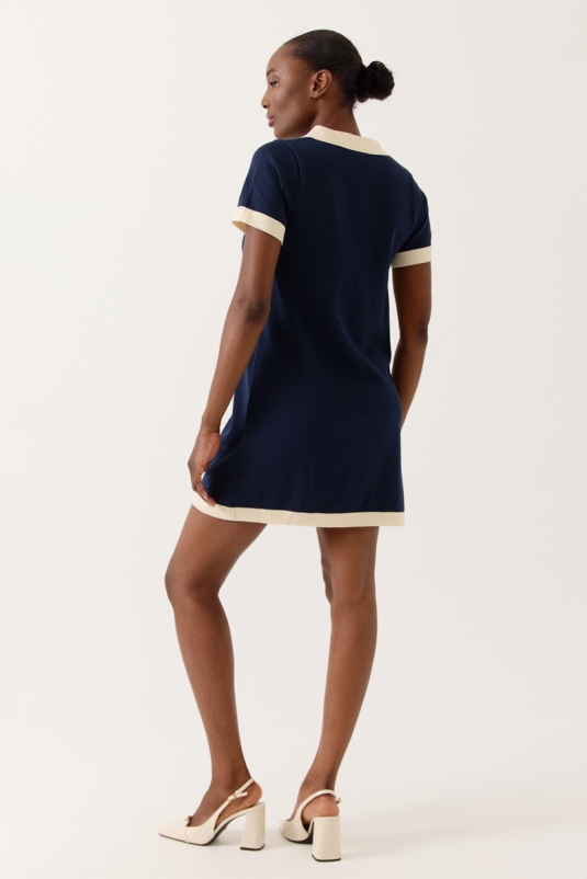 VESTIDO PUNTO AZUL MARISSE ARTLOVE