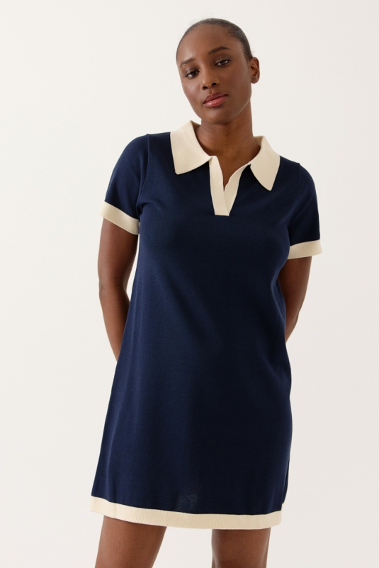 VESTIDO PUNTO AZUL MARISSE ARTLOVE