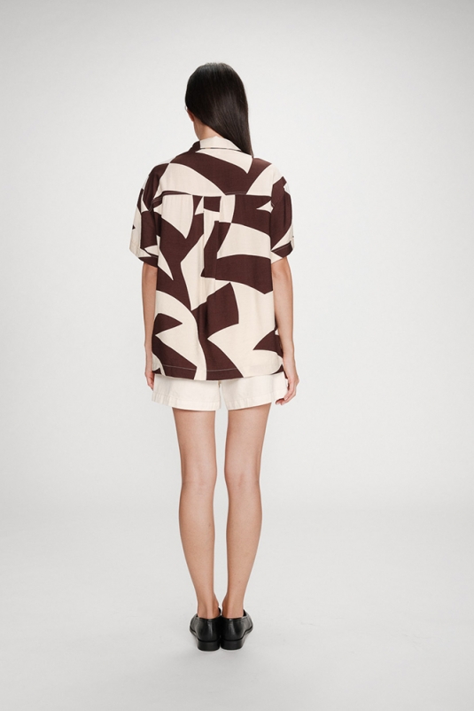 CAMISA VEIL CHOCOLAT GRACE & MILA