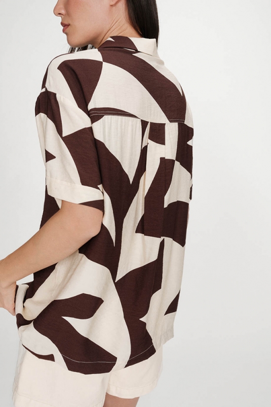 CAMISA VEIL CHOCOLAT GRACE & MILA