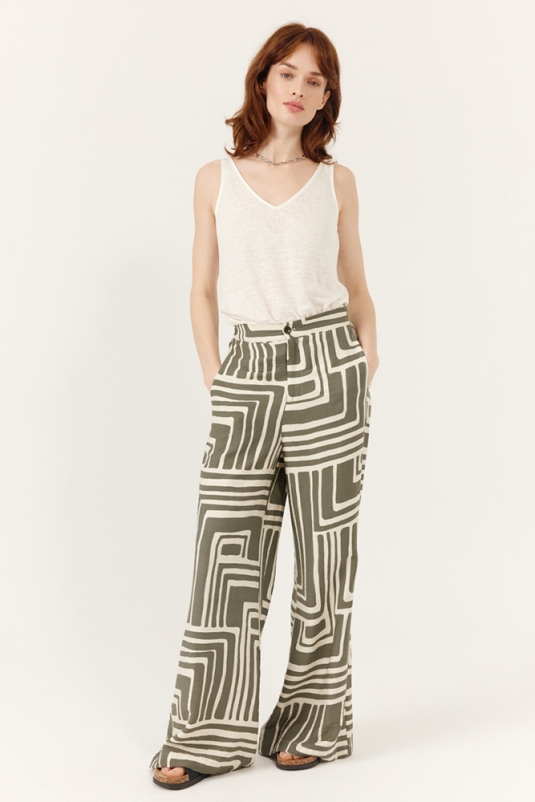 PANTALÓN VERDE OLISIA ARTLOVE