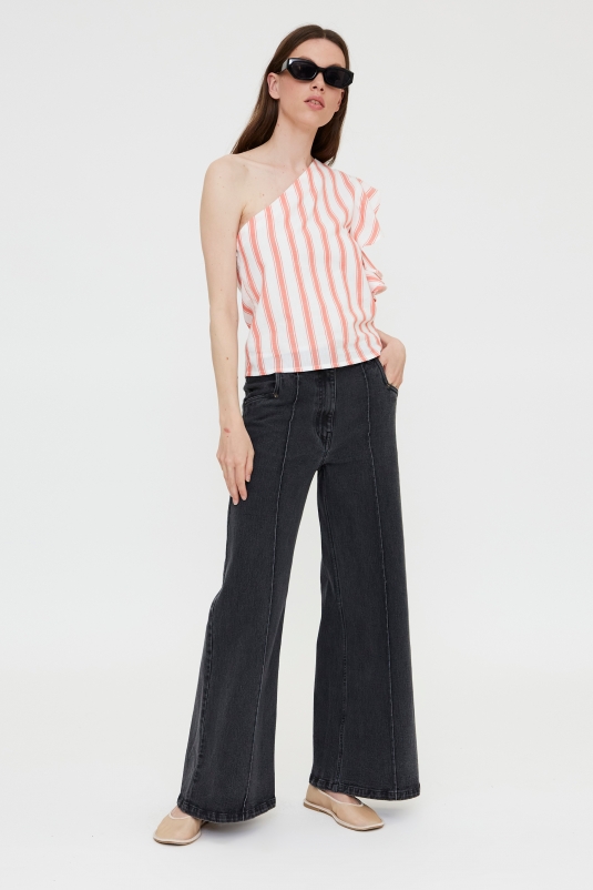 TOP STRIPES CORAL VOLANTE WILDPONY
