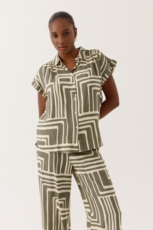 CAMISA LAURENCE KAKI ARTLOVE