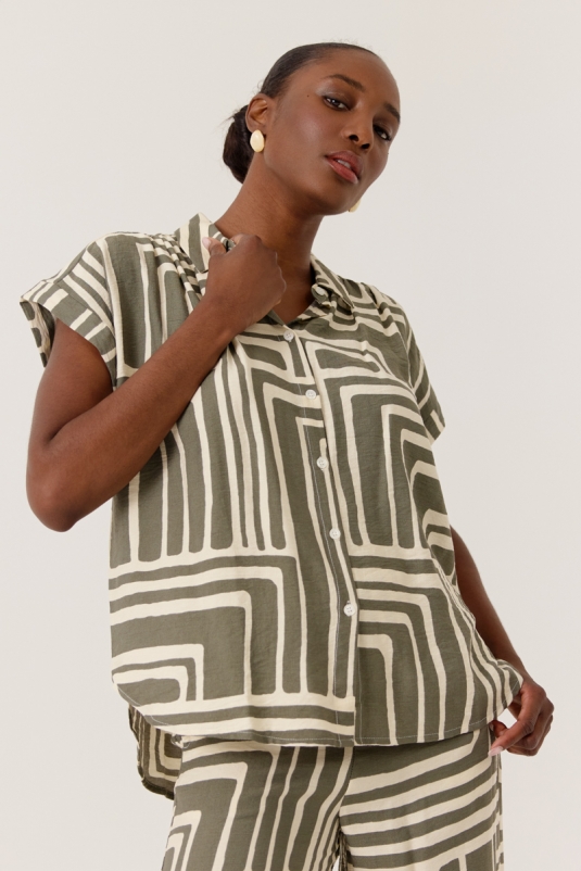 CAMISA LAURENCE KAKI ARTLOVE