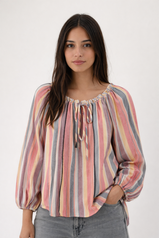 BLUSA LISABETH MULTICOLOR ORFEO