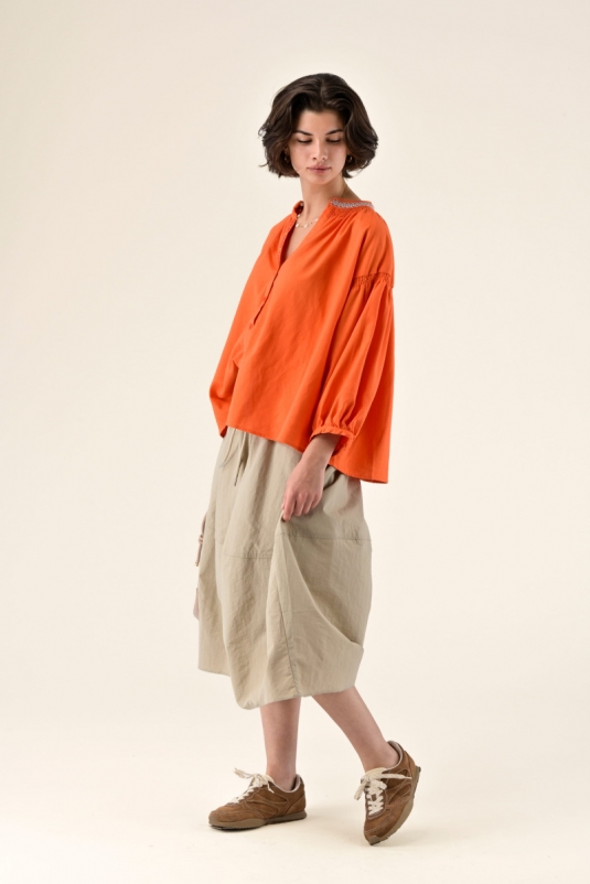 BLUSA DANIELE NARANJA ORFEO
