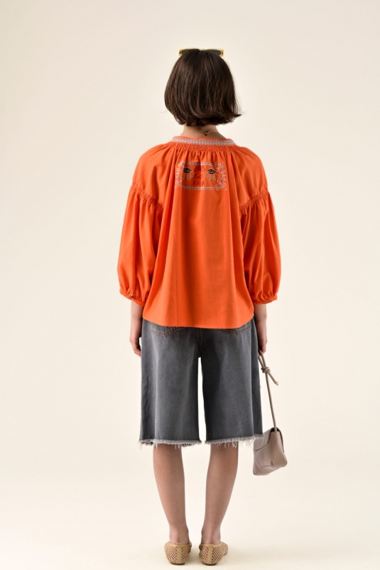 BLUSA DANIELE NARANJA ORFEO