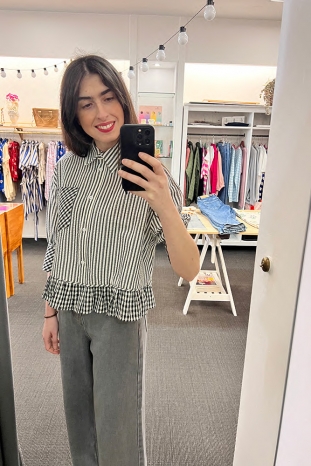 CAMISA JAHNIS RAYAS CUADROS ORFEO