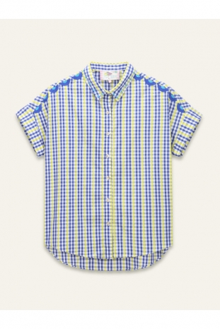 CAMISA CALICE AZULES ORFEO