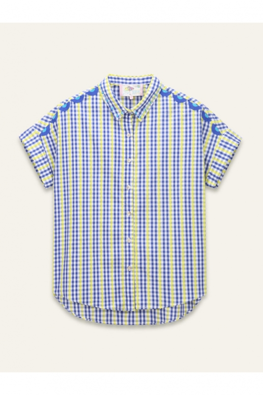 CAMISA CALICE AZULES ORFEO