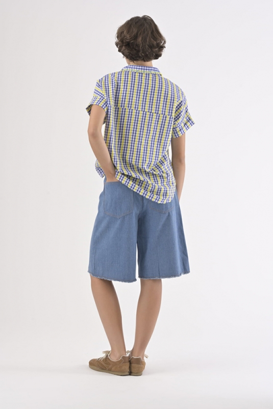 CAMISA CALICE AZULES ORFEO
