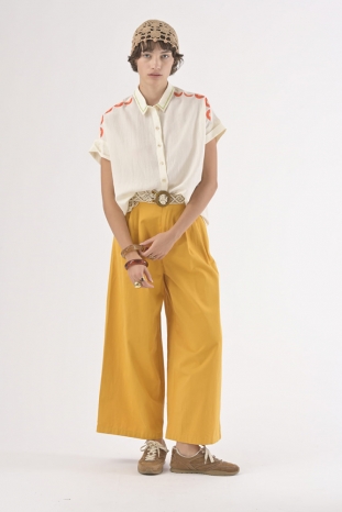 PANTALÓN KIRA MOSTAZA ORFEO