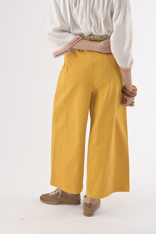 PANTALÓN KIRA MOSTAZA ORFEO