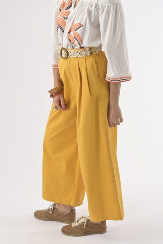PANTALÓN KIRA MOSTAZA ORFEO